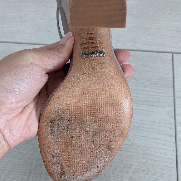 Schutz Suede Ankle Strap Heels - Picture 4 of 9